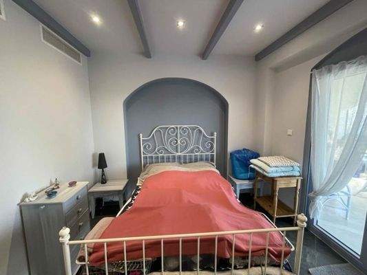 Kreta, Kamisiana: Moderne Villa mit Pool und Meerblick zu verkaufen