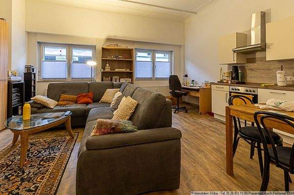 Wohn- und Kochbereich EG-Wohnung