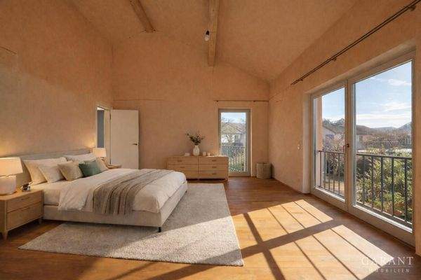 Schlafzimmer Ansicht KI