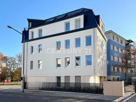 Vorderansicht des Hauses