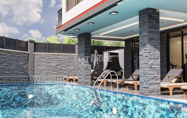 Apartments in a Complex Close to Sea in Alanya Mahmutlar Center