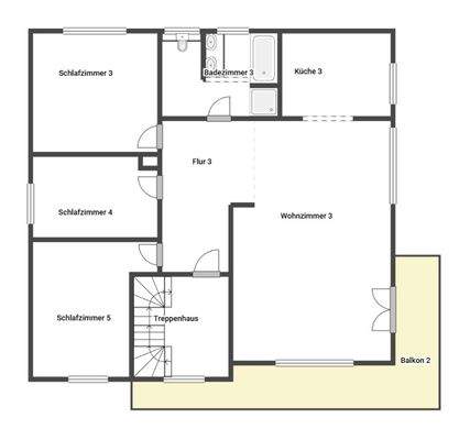 Grundriss Skizze 1.OG