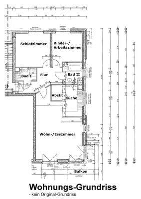 Wohnungs-Grundriss