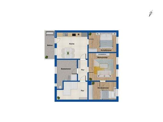 Grundriss 1. Obergeschoss