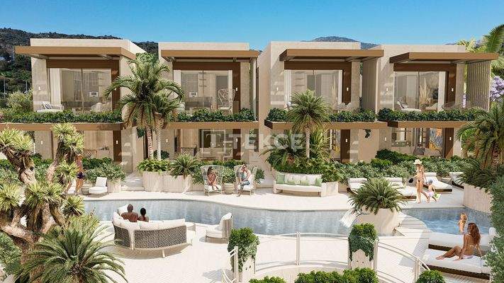 Luxurious Apartments with Private Beach in Bodrum Bitez