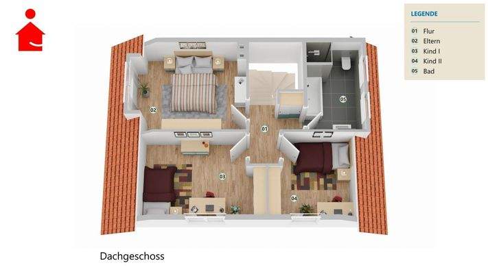 Grundrissvisualisierung, DG