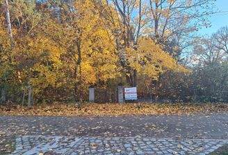 Blick auf das Grundstück