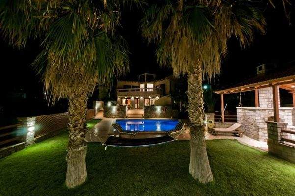 Kreta, Katsikia: Luxuriöse Villa mit Pool, Garten, Meerblick zu verkaufen