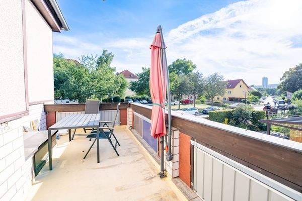 Terrasse OG - Blickrichtung Innenstadt