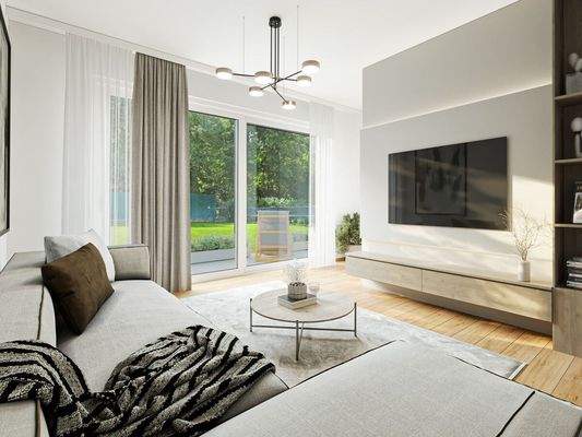 Visualisierung Wohnzimmer