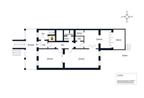 Grundriss Hochparterre