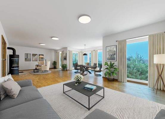 Einrichtungsbeispiel Wohnzimmer