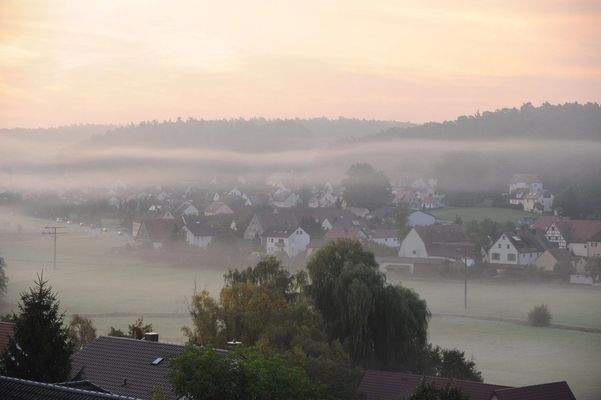 Nebel über dem Zentral