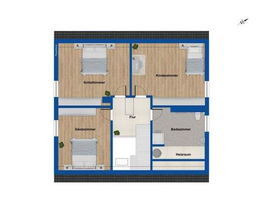 Grundriss Dachgeschoss