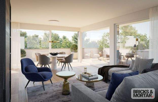 Oblatterwall Wohnzimmer (Visualisierung)