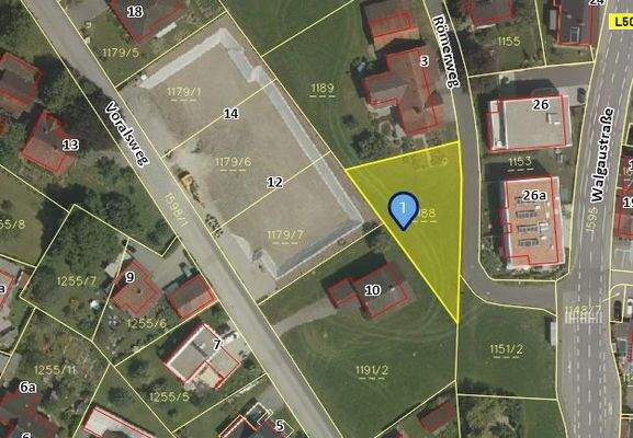 Lageplan GSTNr. 1188