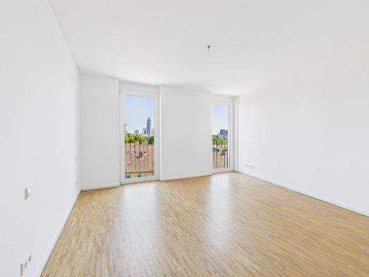 Schlafzimmer mit Duschbad