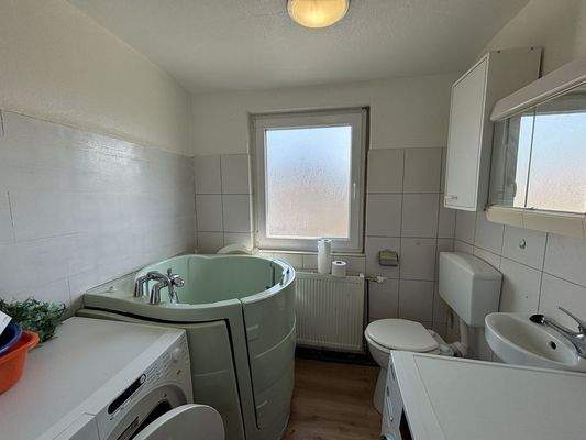 Badezimmer im Dachgeschoss