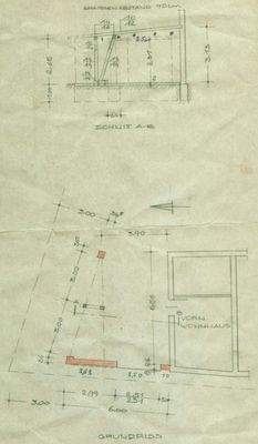 Grundriss, Carport, Schnitt