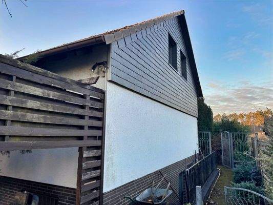 Giebel mit separatem Kellerzugang