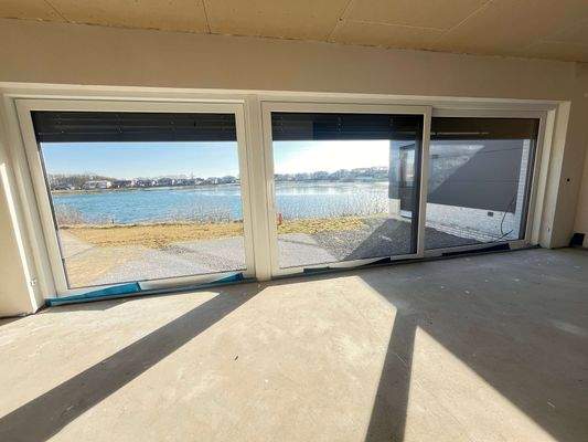 Wohnzimmer Blick auf den See
