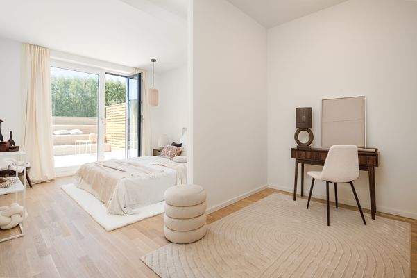 Master Schlafzimmer Gartengeschoss