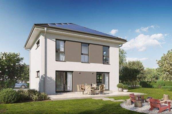 Modernes Haus mit Solar