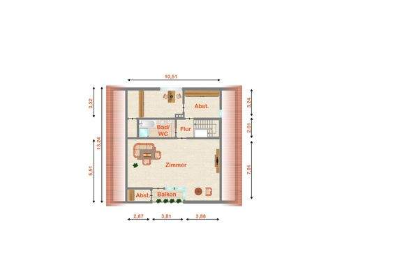 Grundriss Dachgeschoss