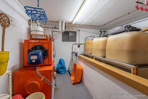 Heizung im Kellergeschoss