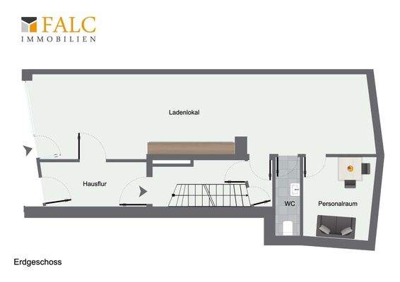 Grundriss Ladenlokal