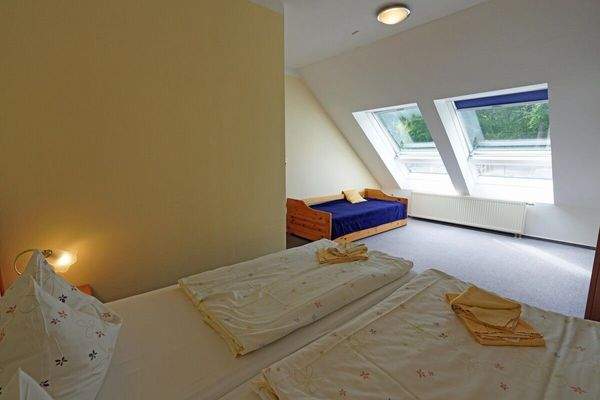 Blick druch das Schlafzimmer