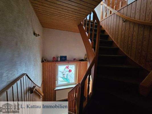 Treppaufgang ins Obergeschoss