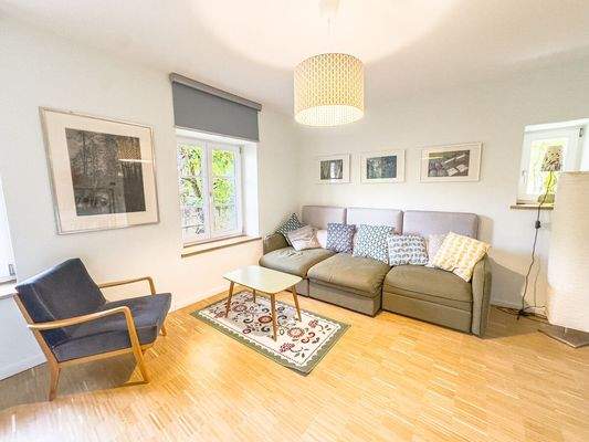 Gemütlich und ideal als Arbeits- oder Lesebereich