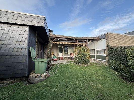 Bick auf die Terrasse