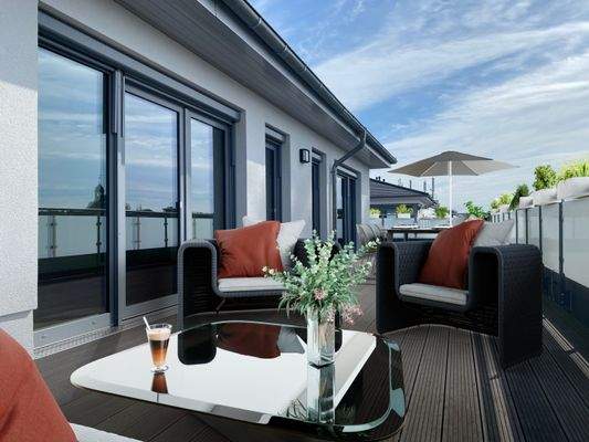 Terrasse - Visualisierung