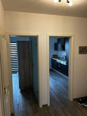 Eingang Küche und Schlafzimmer