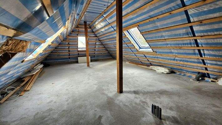 Ausbaureserve im Dachgeschoss