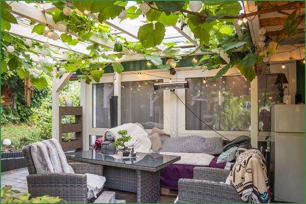 Überdachte Terrasse