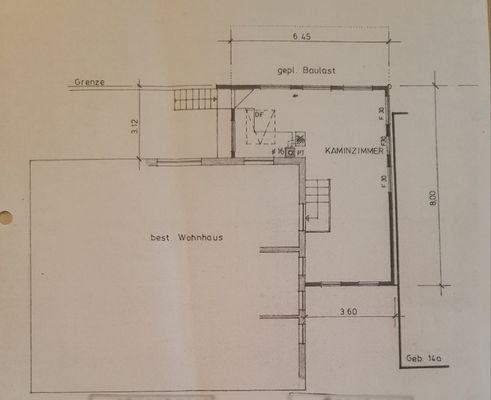 Grundriss Anbau