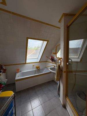 Badezimmer Dachgeschoss