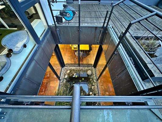 Artrium Ansicht oben