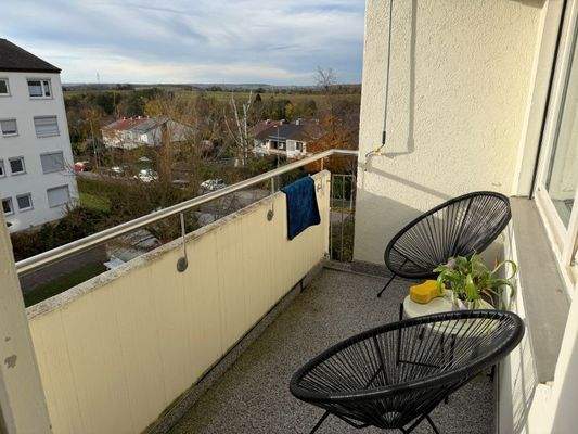 überdachter Balkon