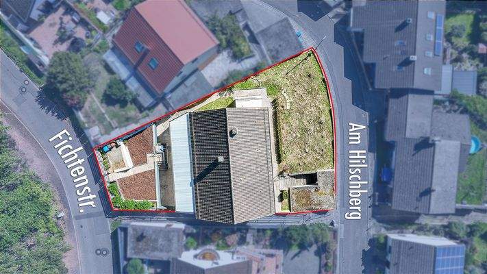 Lageplan-Luftaufnahme - Rodalben, am Hilschberg 12