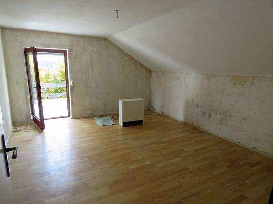 Schlafzimmer mit Terrasse 