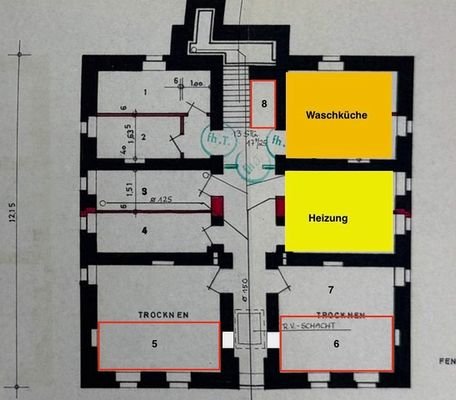 Grundriss Keller