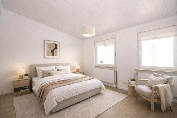 Einrichtungsbeispiel Schlafzimmer