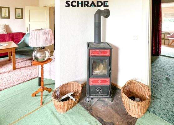 ...zusätzlich mit Kaminofen