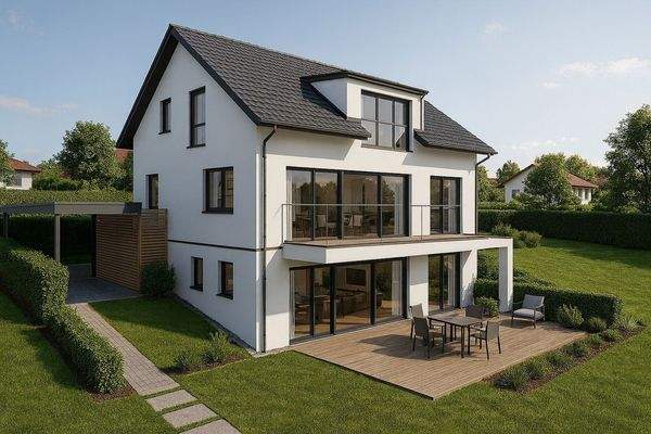 Rückseite Beispielhaus