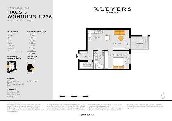 3.1.275 Grundriss 2 Zimmer