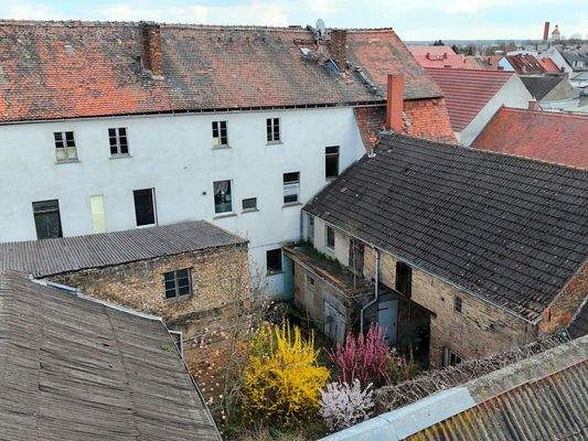 Innenhof aus der Vogelperspektive